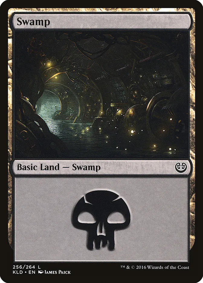 2016 Kaladesh Swamp common #256 common card image