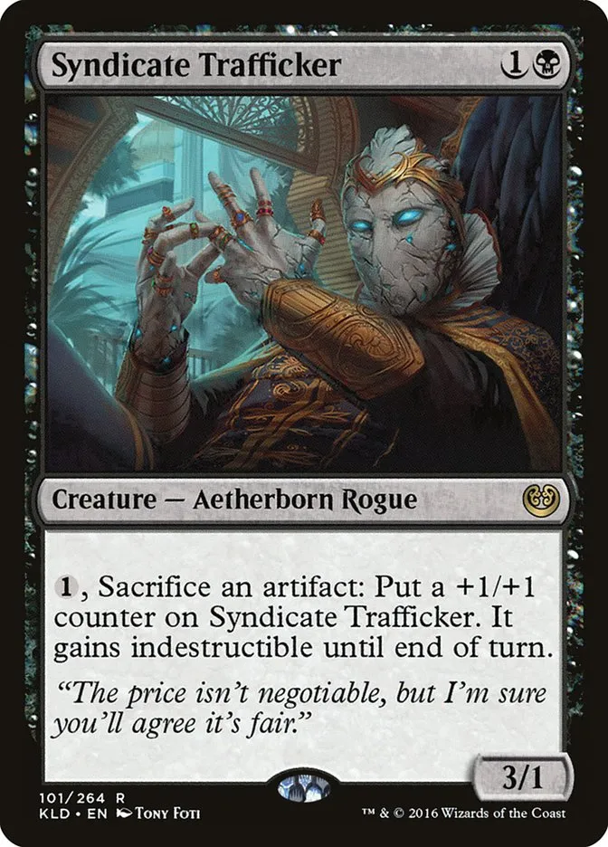 2016 Kaladesh Syndicate Trafficker rare #101 rare card image