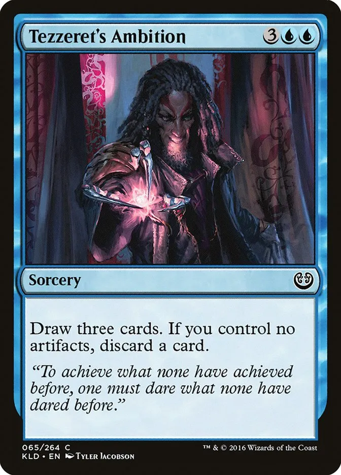 2016 Kaladesh Tezzeret's Ambition common #65 common card image