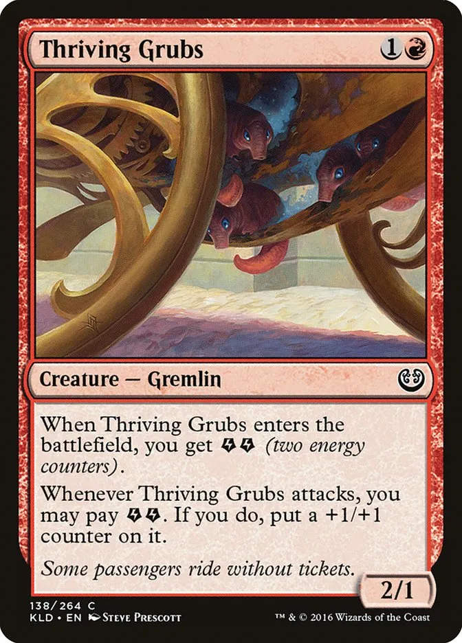 2016 Kaladesh Thriving Grubs #138 common card image