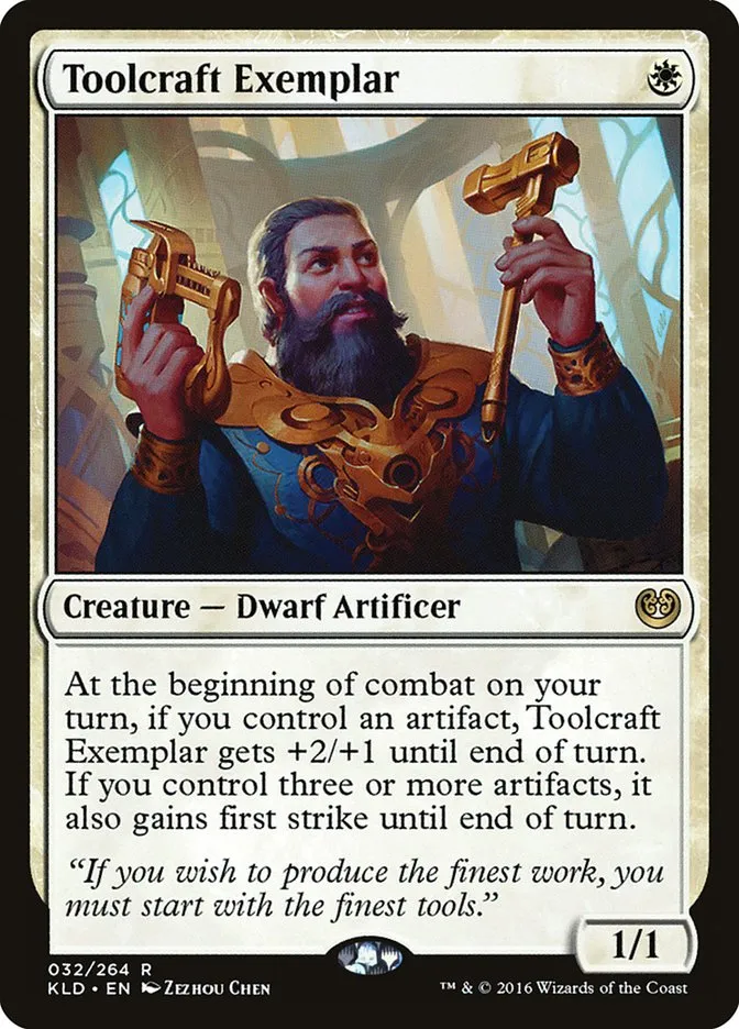 2016 Kaladesh Toolcraft Exemplar rare #32 rare card image