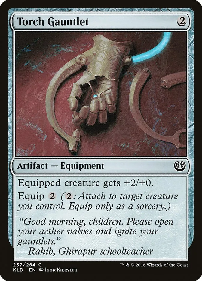 2016 Kaladesh Torch Gauntlet #237 common card image
