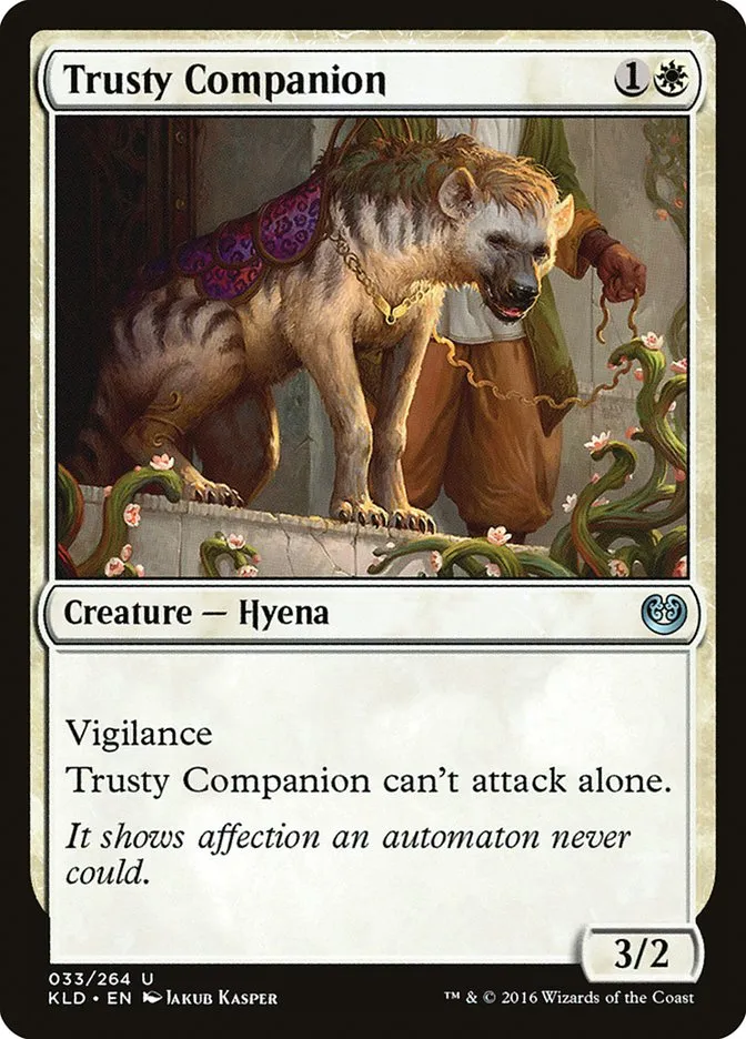 2016 Kaladesh Trusty Companion uncommon #33 uncommon card image