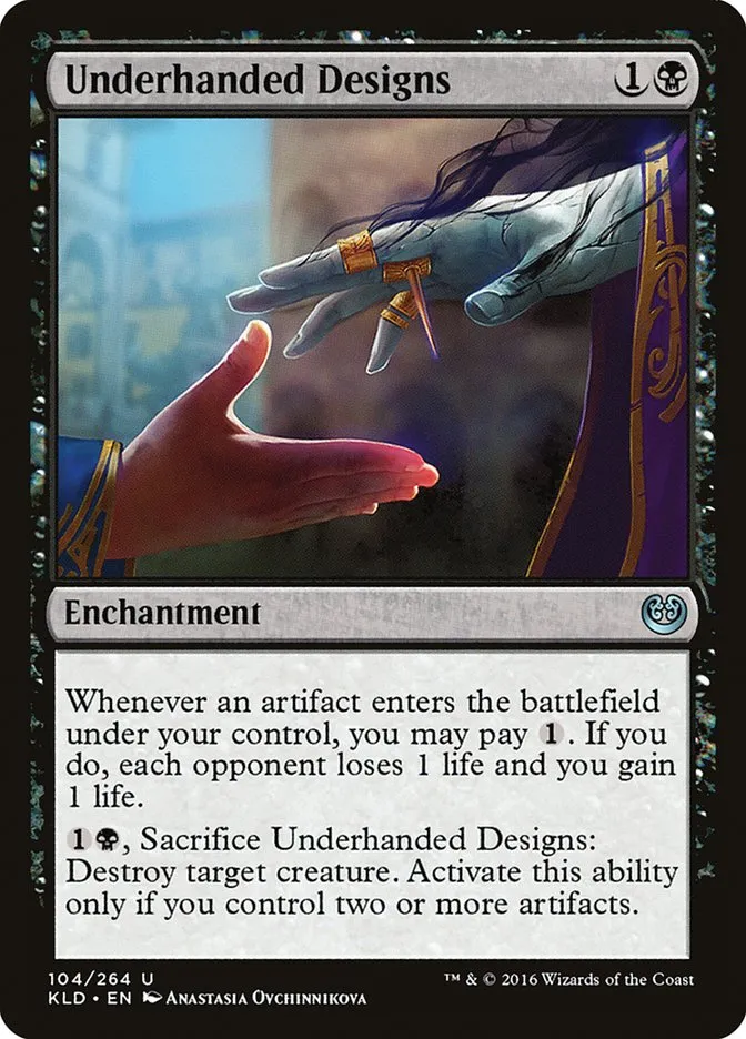 2016 Kaladesh Underhanded Designs uncommon #104 uncommon card image