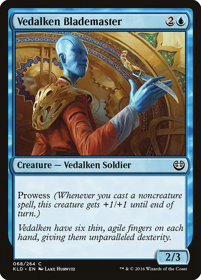 2016 Kaladesh Vedalken Blademaster common #68 common card image