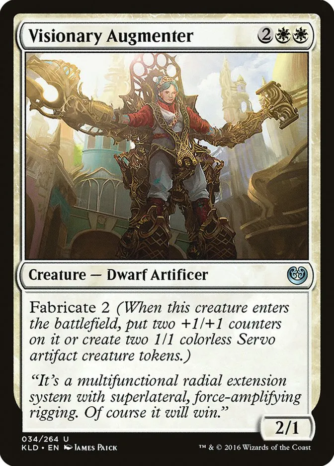 2016 Kaladesh Visionary Augmenter uncommon #34 uncommon card image