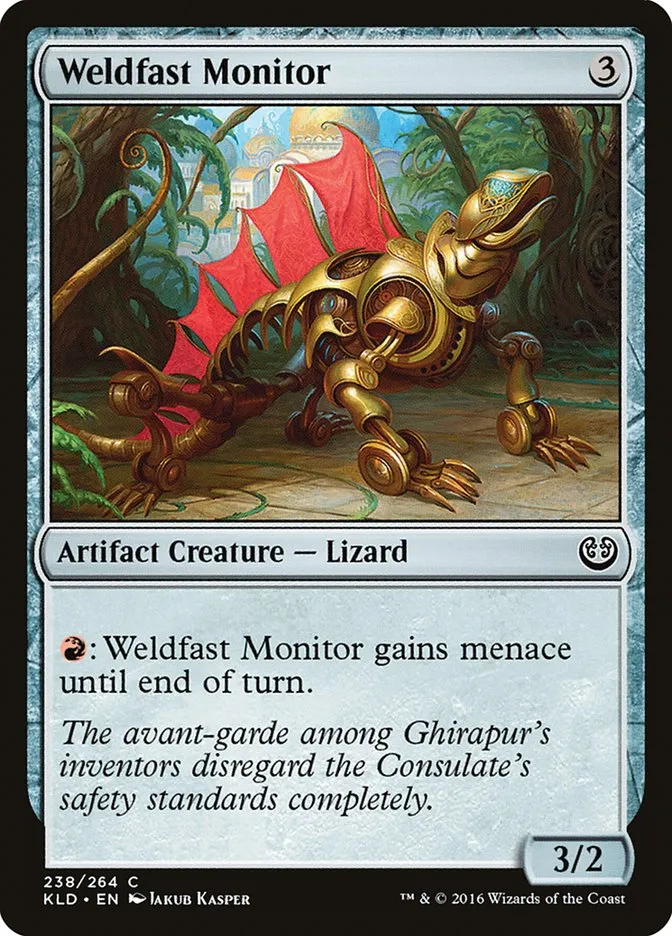 2016 Kaladesh Weldfast Monitor #238 common card image