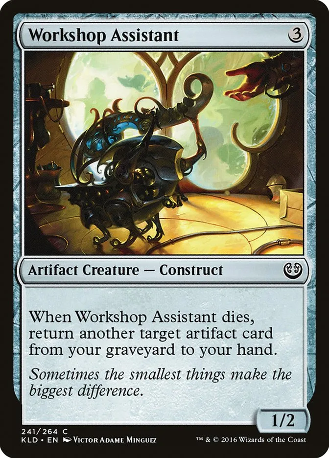 2016 Kaladesh Workshop Assistant common #241 common card image