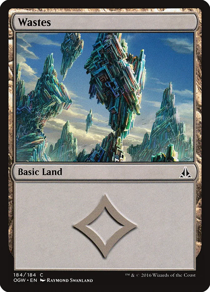 2016 Oath of the Gatewatch Wastes #184a common card image