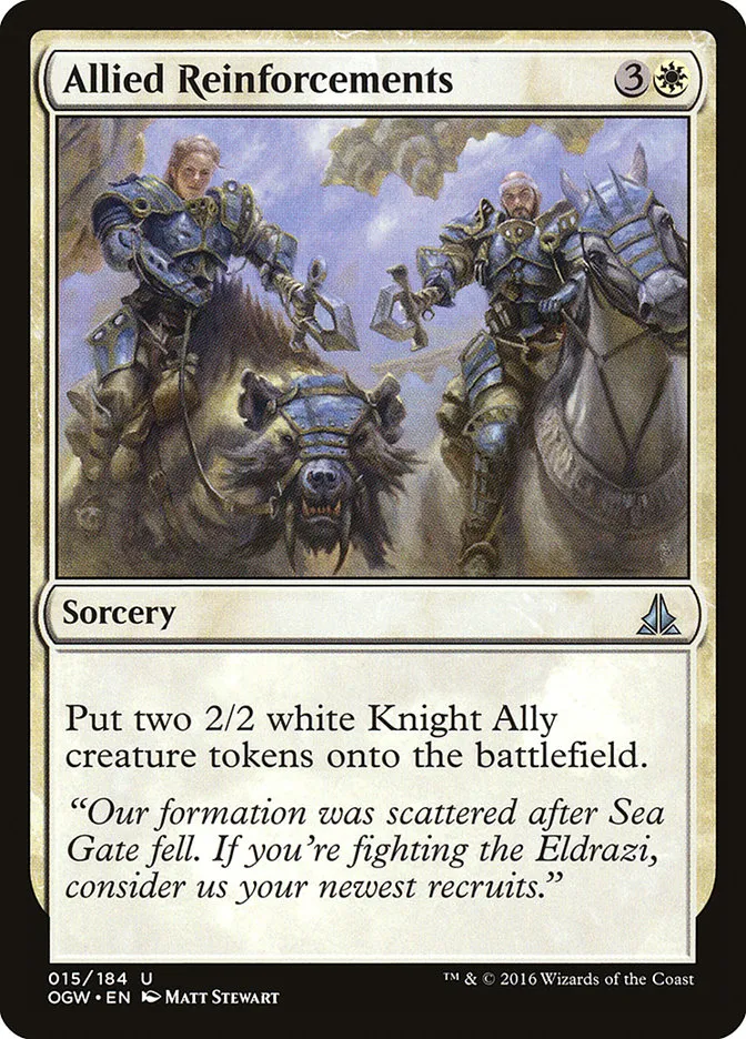 2016 Oath of the Gatewatch Allied Reinforcements uncommon #15 uncommon card image