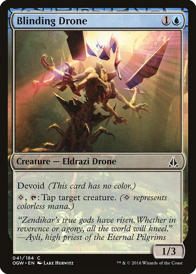 2016 Oath of the Gatewatch Blinding Drone common #41 common card image