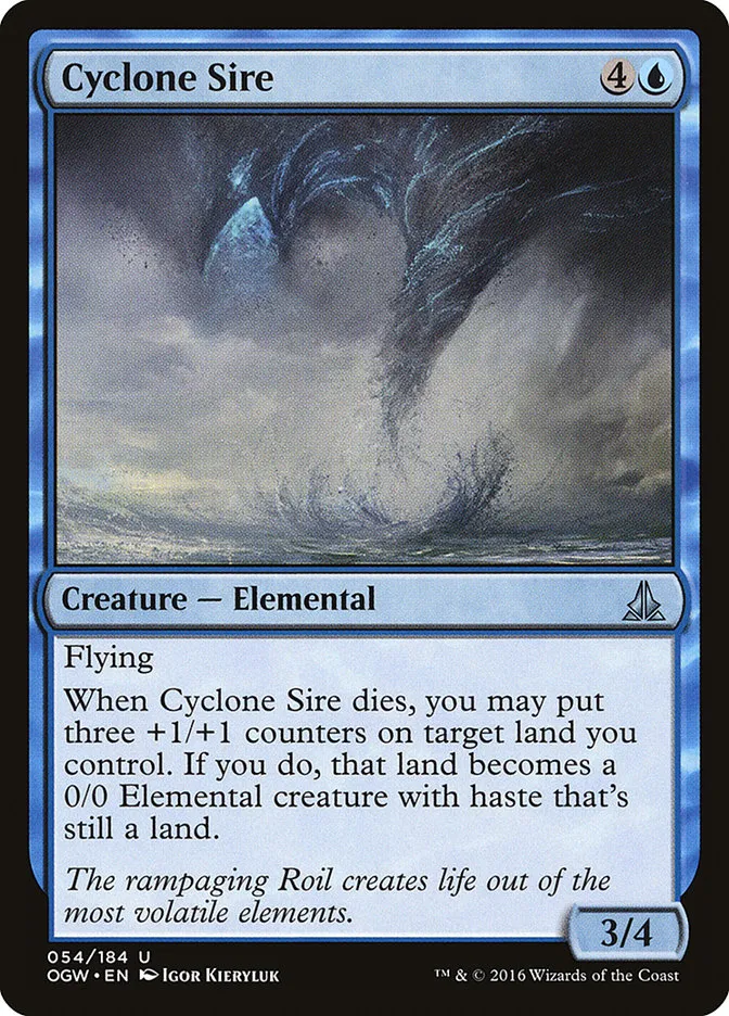2016 Oath of the Gatewatch Cyclone Sire uncommon #54 uncommon card image