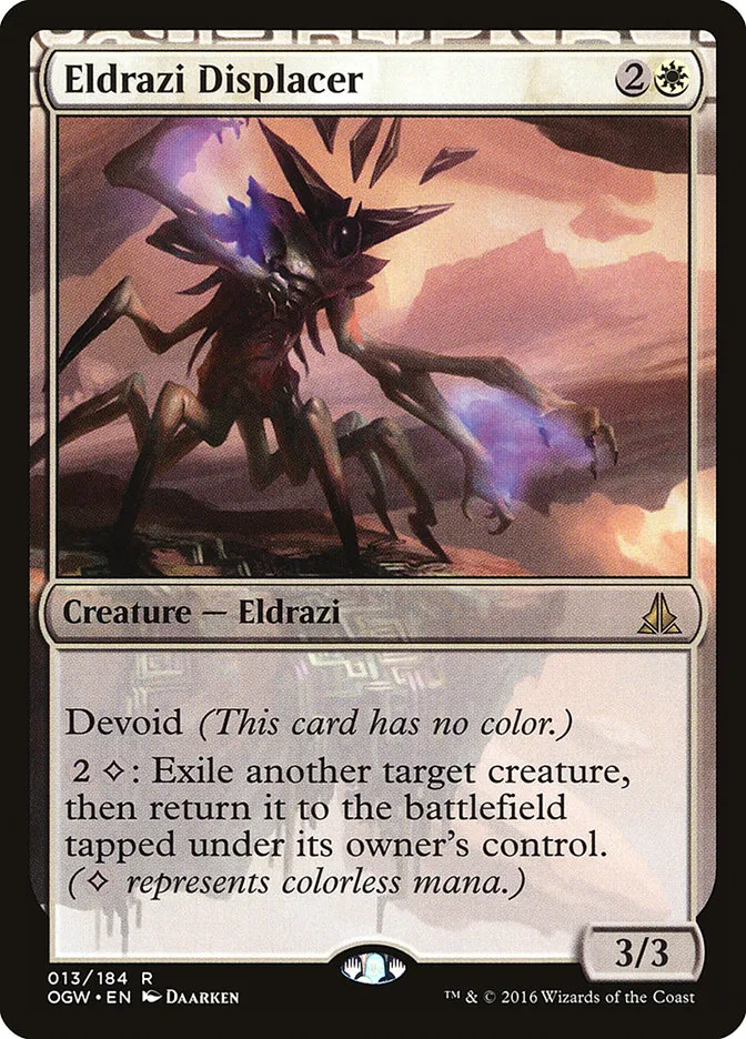2016 Oath of the Gatewatch Eldrazi Displacer rare #13 rare card image