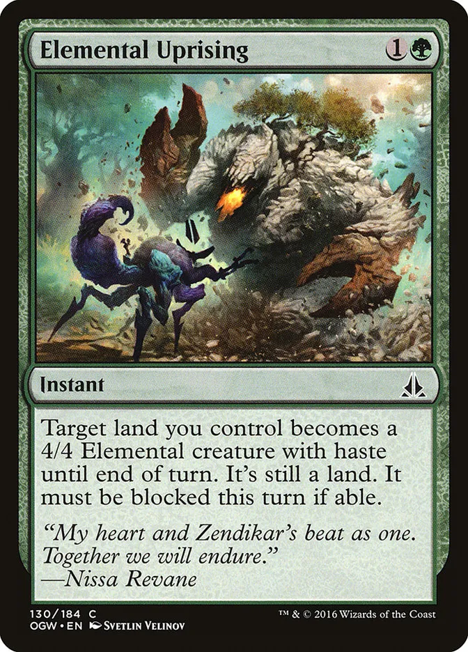 2016 Oath of the Gatewatch Elemental Uprising #130 common card image