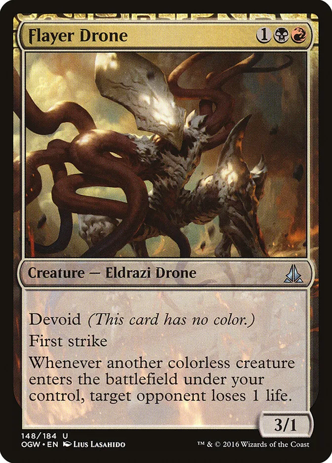 2016 Oath of the Gatewatch Flayer Drone #148 uncommon card image