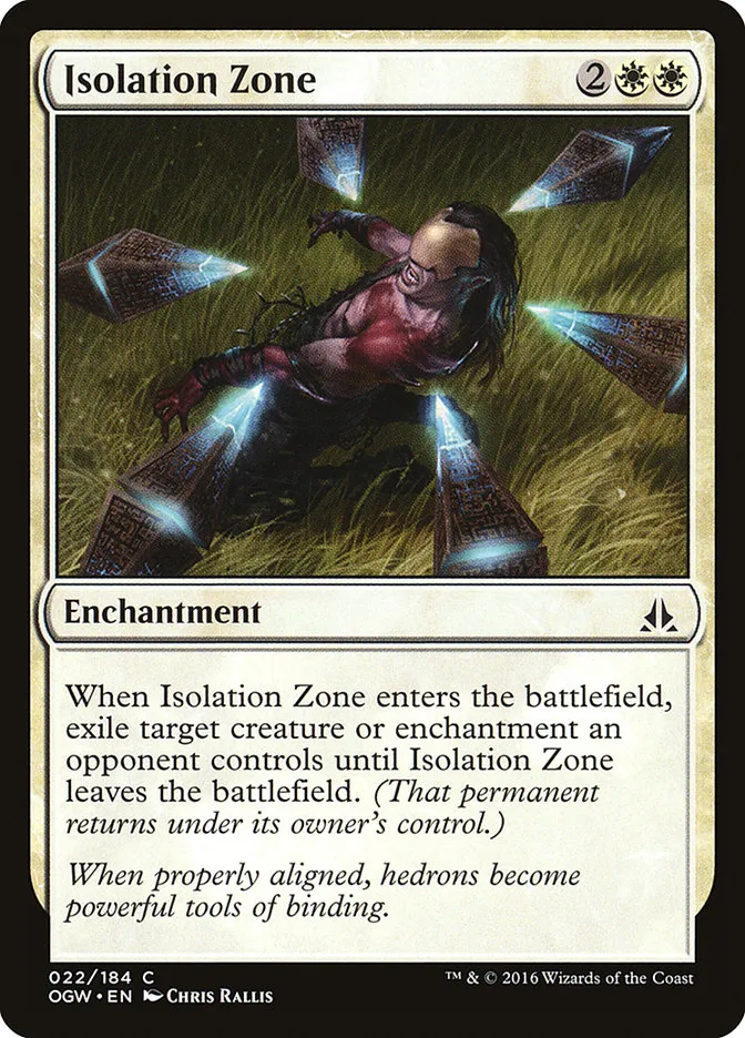 2016 Oath of the Gatewatch Isolation Zone common #22 common card image