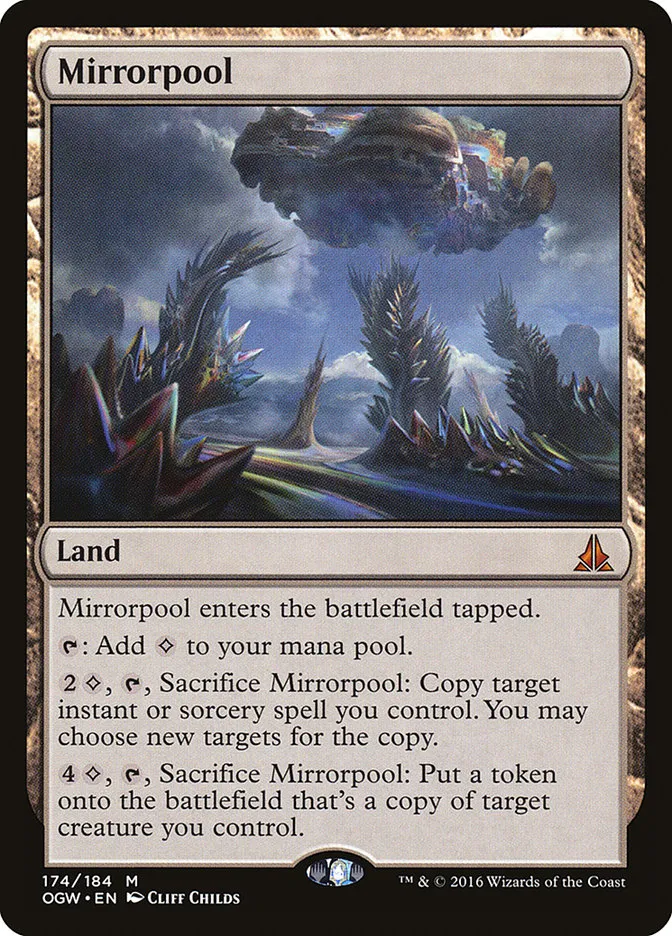2016 Oath of the Gatewatch Mirrorpool #174 mythic card image