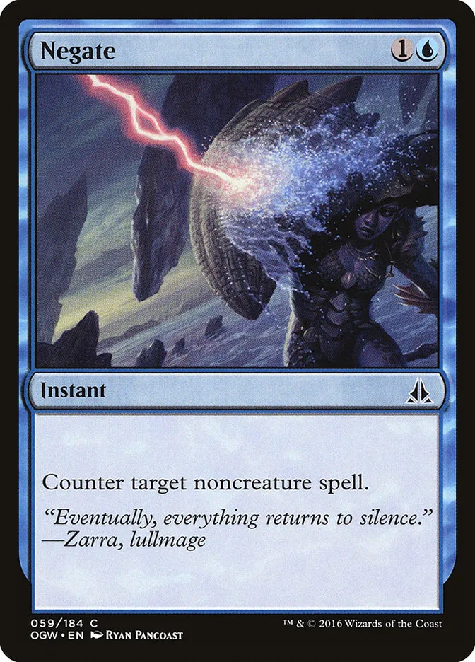 2016 Oath of the Gatewatch Negate common #59 common card image