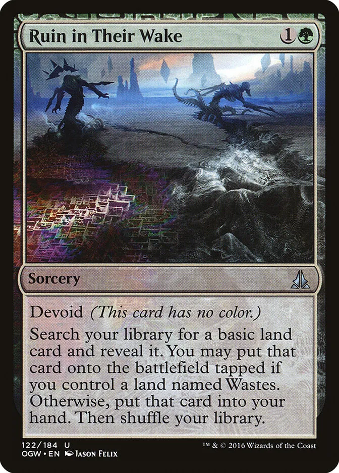 2016 Oath of the Gatewatch Ruin in Their Wake #122 uncommon card image