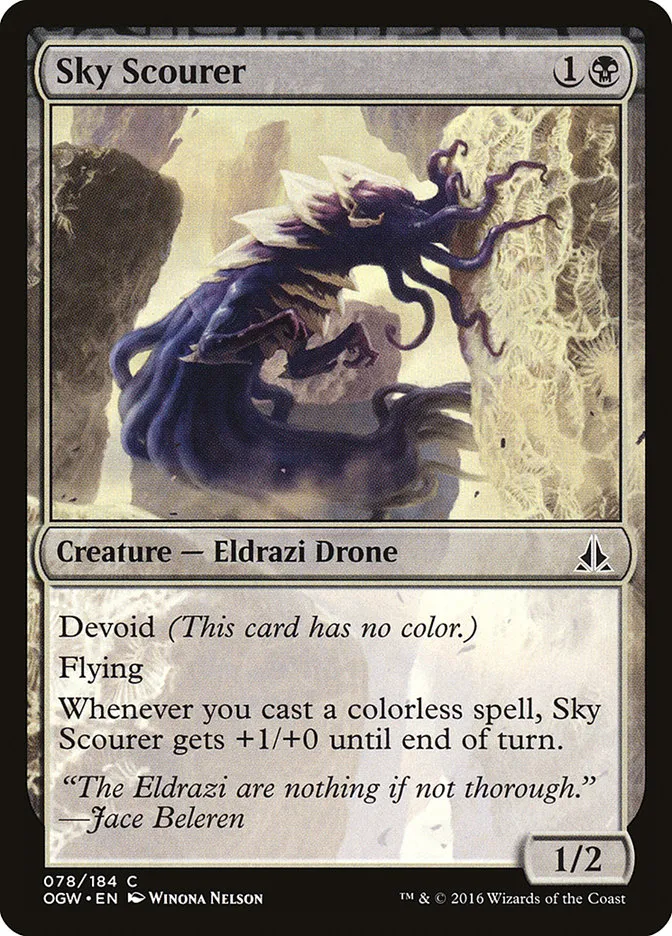 2016 Oath of the Gatewatch Sky Scourer #78 common card image