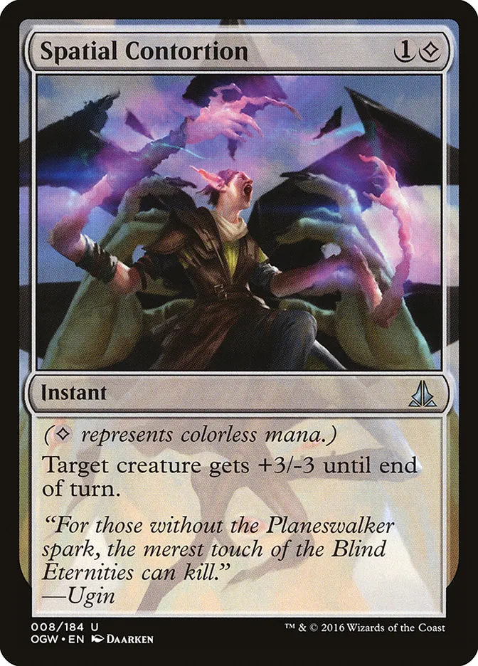 2016 Oath of the Gatewatch Spatial Contortion uncommon #8 uncommon card image
