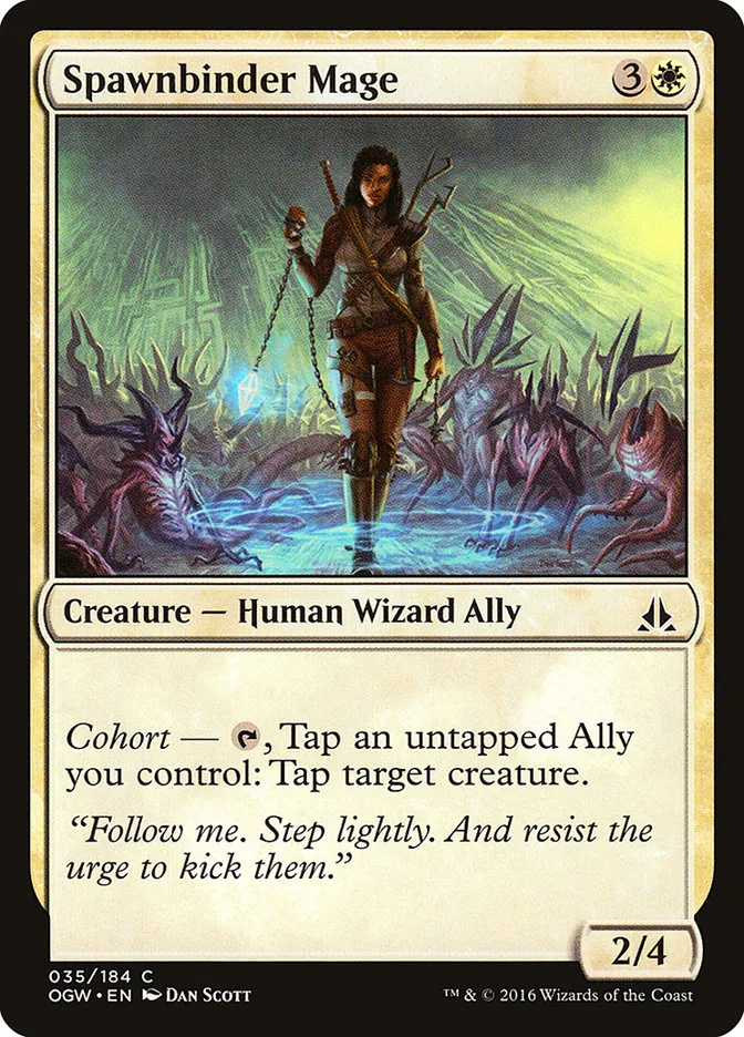 2016 Oath of the Gatewatch Spawnbinder Mage common #35 common card image