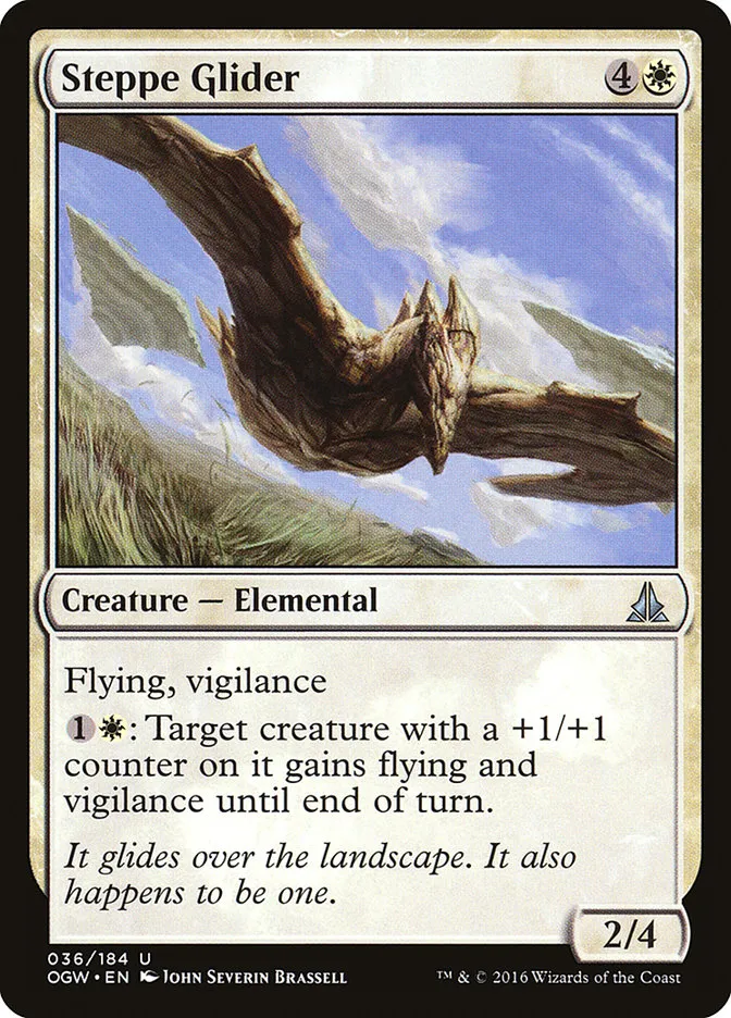 2016 Oath of the Gatewatch Steppe Glider uncommon #36 uncommon card image