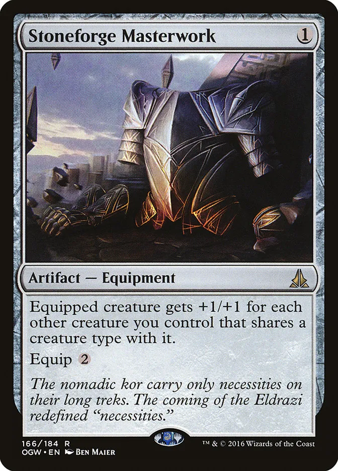 2016 Oath of the Gatewatch Stoneforge Masterwork rare #166 rare card image