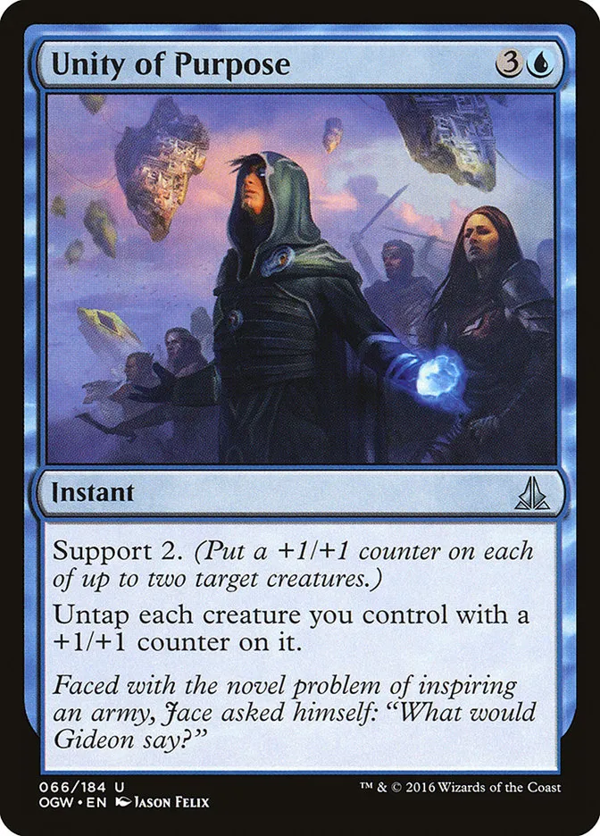 2016 Oath of the Gatewatch Unity of Purpose uncommon #66 uncommon card image