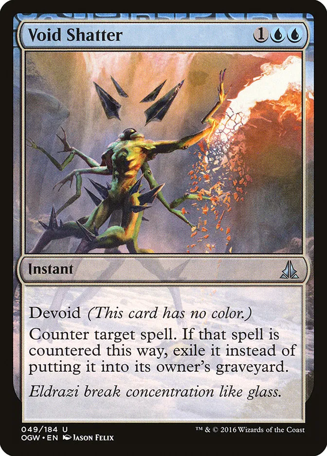 2016 Oath of the Gatewatch Void Shatter uncommon #49 uncommon card image