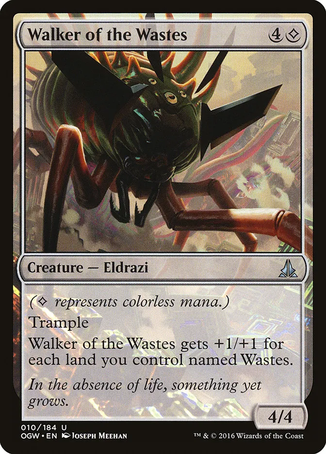 2016 Oath of the Gatewatch Walker of the Wastes uncommon #10 uncommon card image