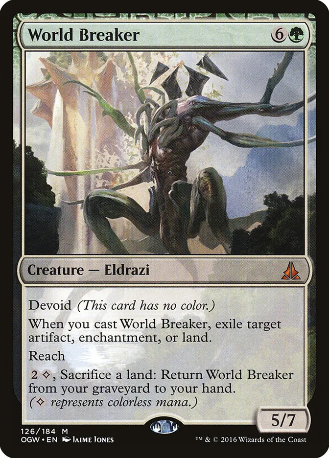 2016 Oath of the Gatewatch World Breaker #126 mythic card image