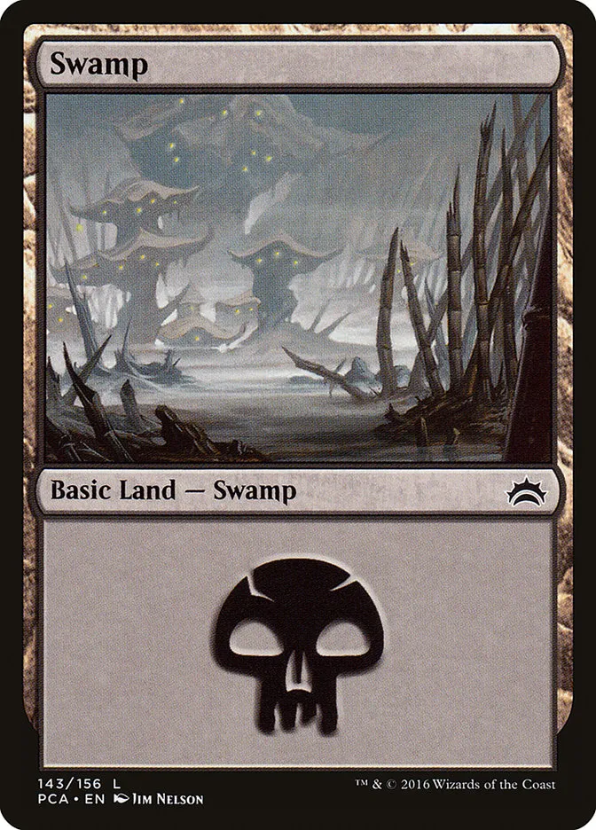 2016 Planechase Anthology Swamp common #143 common card image