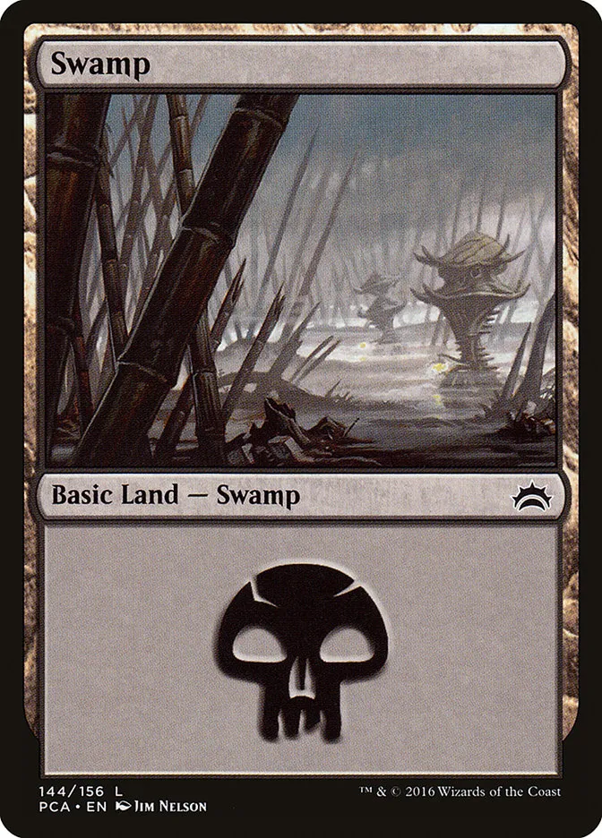 2016 Planechase Anthology Swamp common #144 common card image