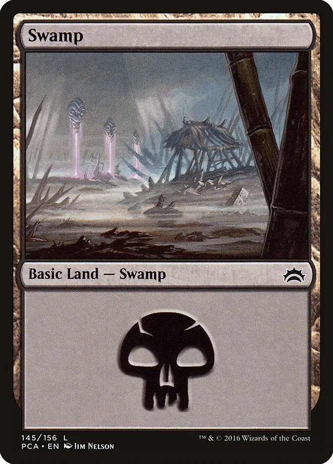 2016 Planechase Anthology Swamp common #145 common card image