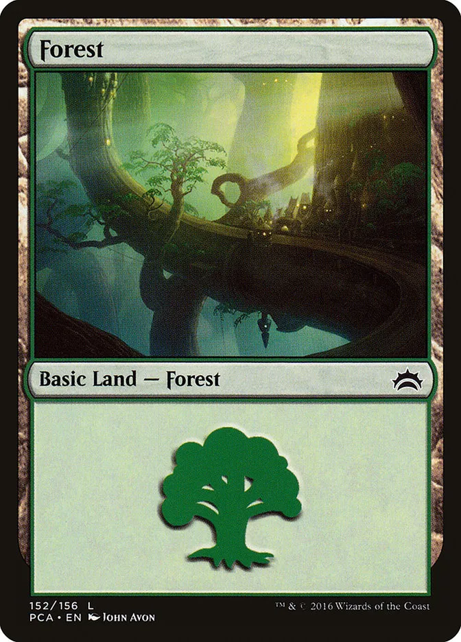 2016 Planechase Anthology Forest common #152 common card image