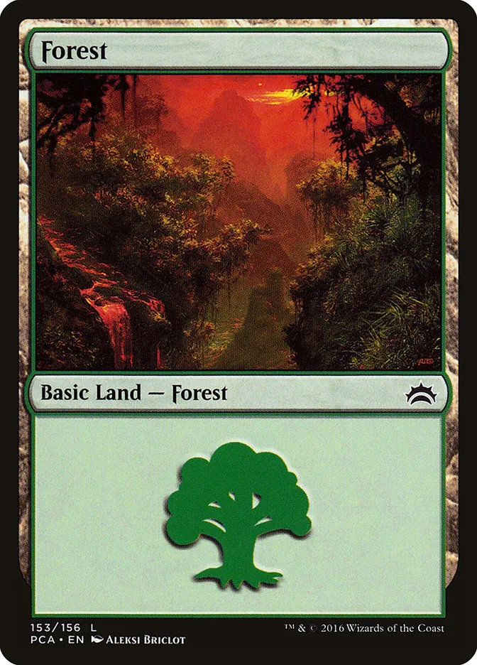 2016 Planechase Anthology Forest common #153 common card image
