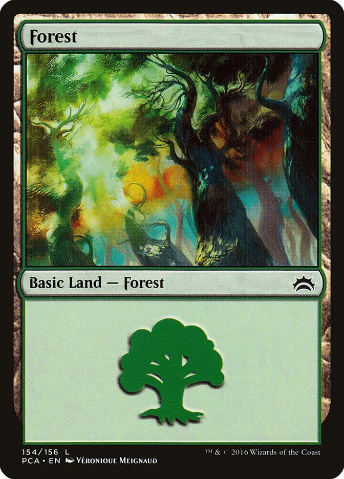 2016 Planechase Anthology Forest common #154 common card image