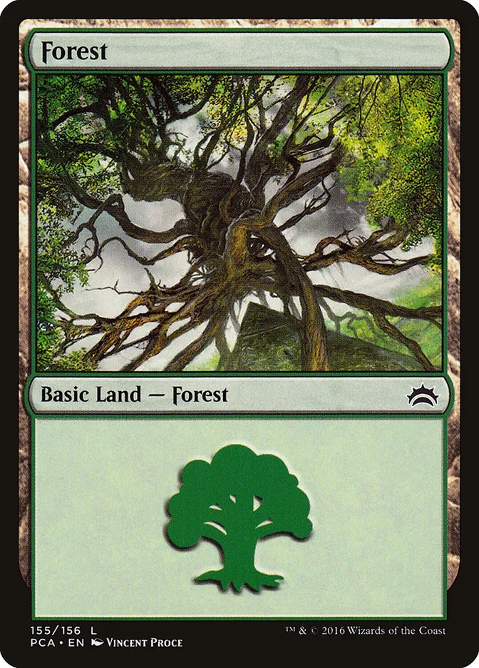 2016 Planechase Anthology Forest common #155 common card image