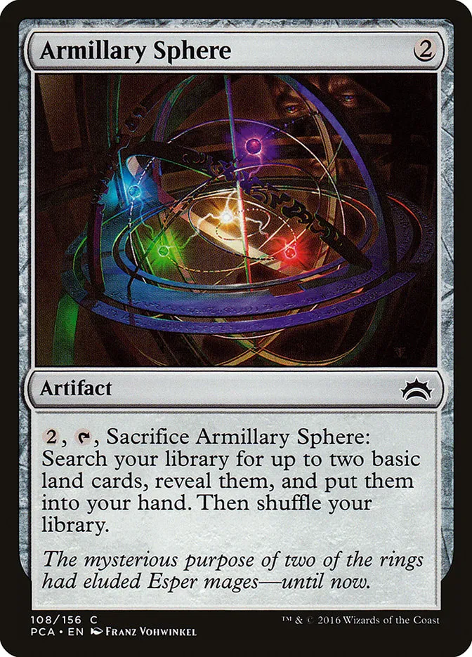 2016 Planechase Anthology Armillary Sphere common #108 common card image