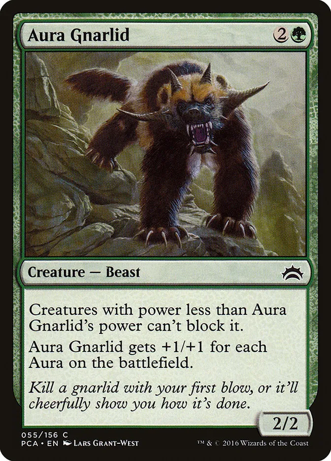 2016 Planechase Anthology Aura Gnarlid common #55 common card image