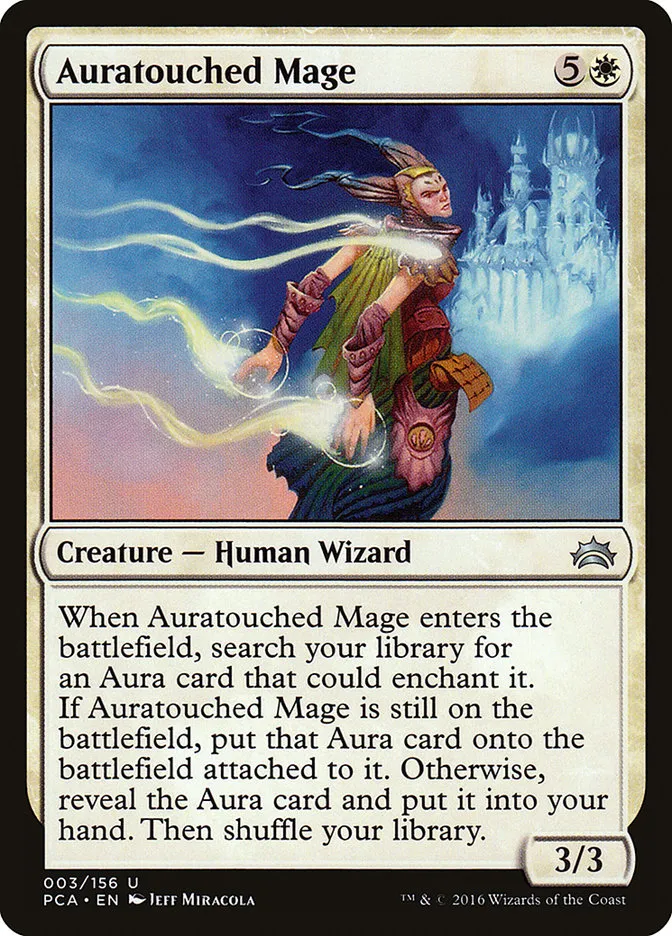 2016 Planechase Anthology Auratouched Mage uncommon #3 uncommon card image