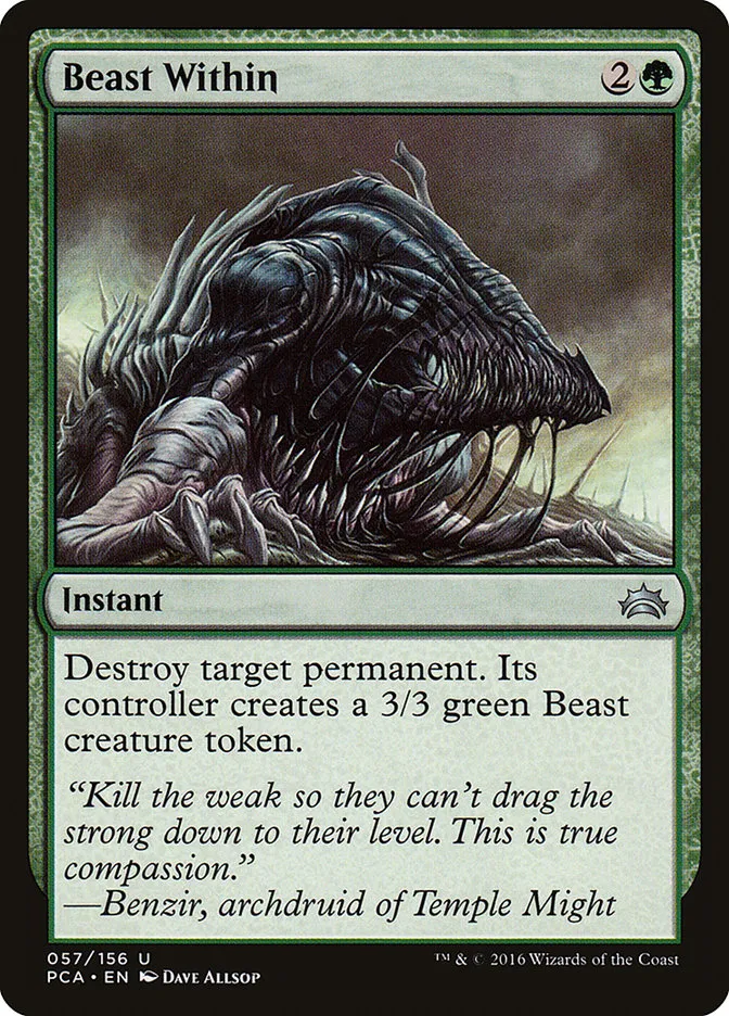 2016 Planechase Anthology Beast Within uncommon #57 uncommon card image