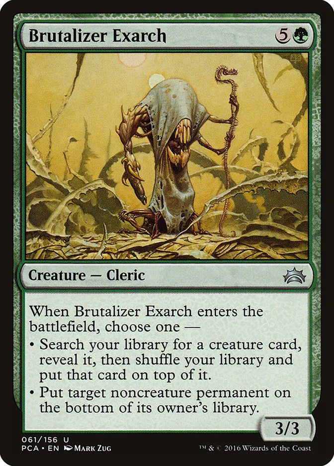 2016 Planechase Anthology Brutalizer Exarch uncommon #61 uncommon card image
