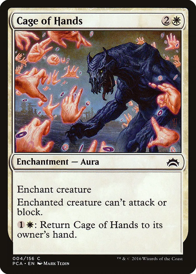 2016 Planechase Anthology Cage of Hands #4 common card image
