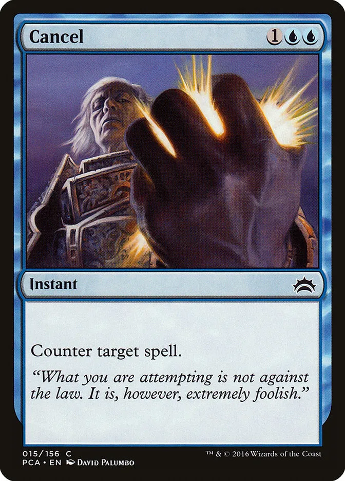 2016 Planechase Anthology Cancel common #15 common card image