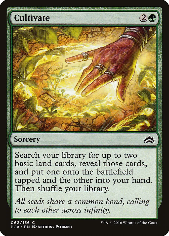 2016 Planechase Anthology Cultivate common #62 common card image