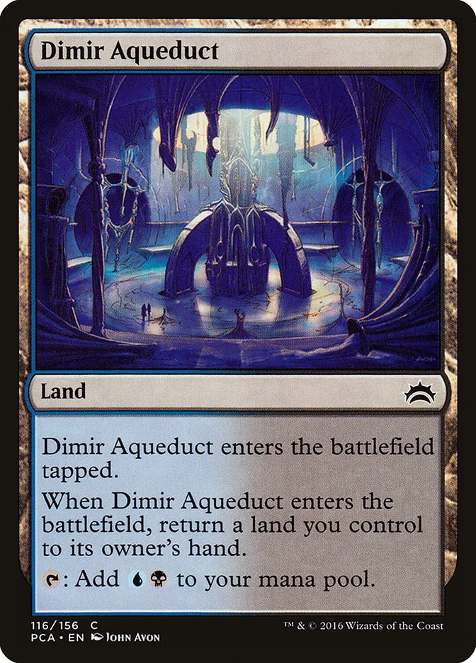 2016 Planechase Anthology Dimir Aqueduct common #116 common card image