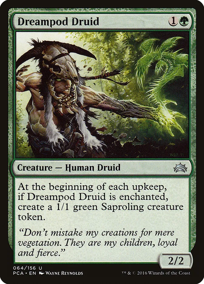 2016 Planechase Anthology Dreampod Druid #64 uncommon card image