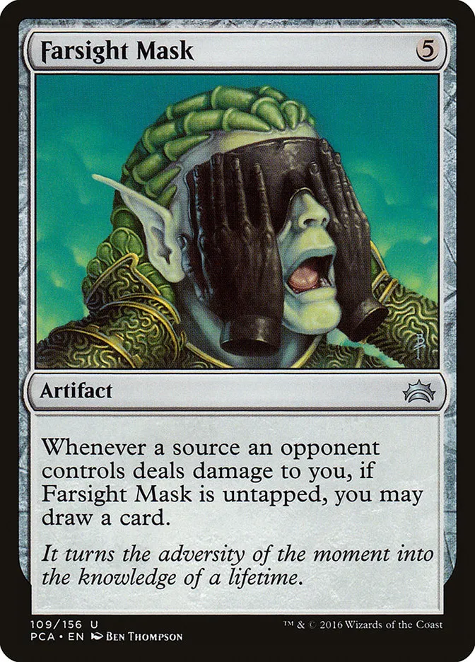 2016 Planechase Anthology Farsight Mask #109 uncommon card image